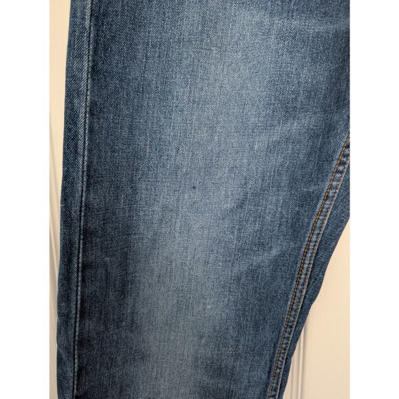 Levis 505 Mens Jeans Straight Leg Regular Fit Medium Wash 32x30 100% Cotton EUC - Picture 3 of 9